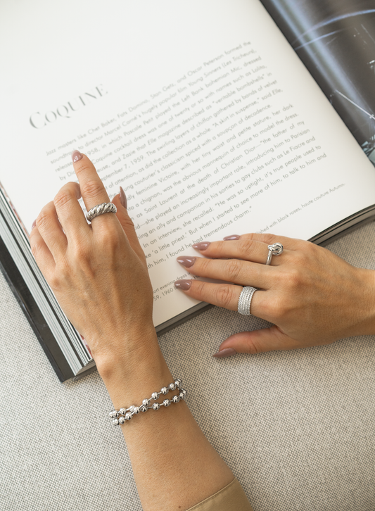 Thick Micro Pave CZ Stones Ring Band (D14)